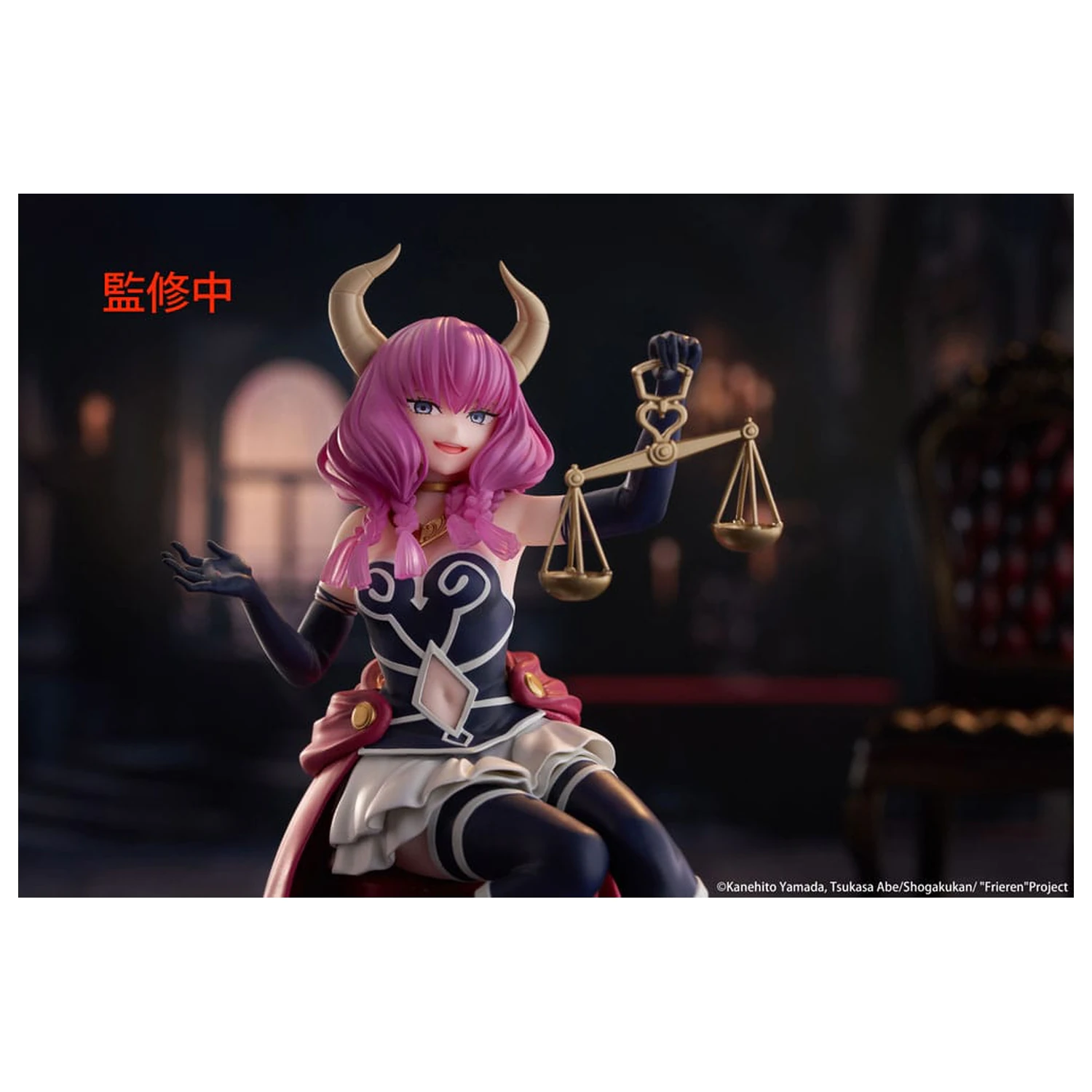 Frieren Beyond Journeys End Statueta PVC de birou figurina draguta Aura the guillotine 13 cm poza produsului
