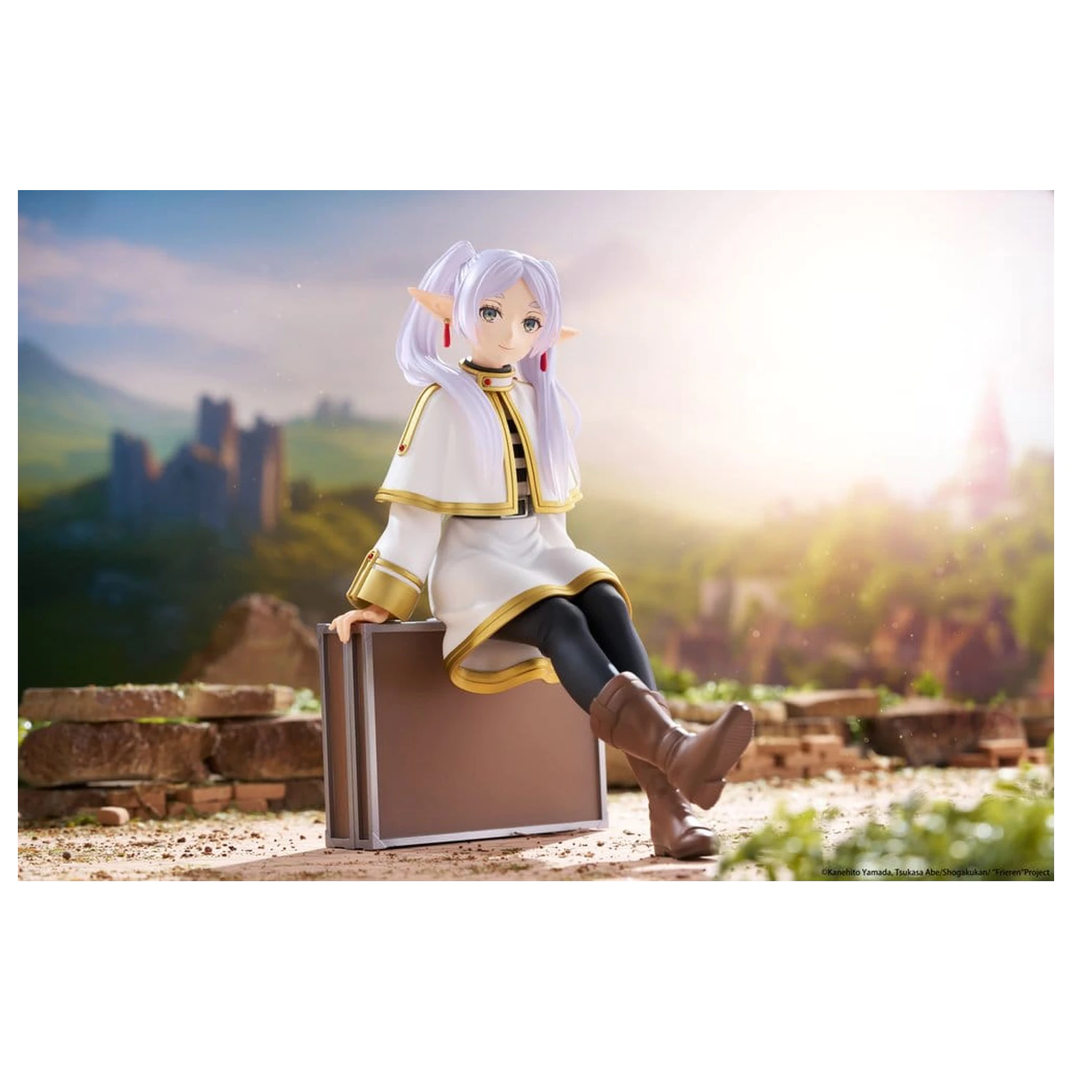 Frieren: Beyond Journey's End Figura PVC de birou Cute Frieren (Trunk Case Ver.) Reissue 13 cm poza produsului