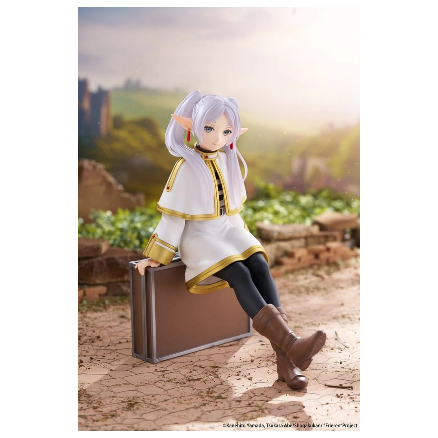 Frieren: Beyond Journey's End Figura PVC de birou Cute Frieren (Trunk Case Ver.) Reissue 13 cm poza produsului