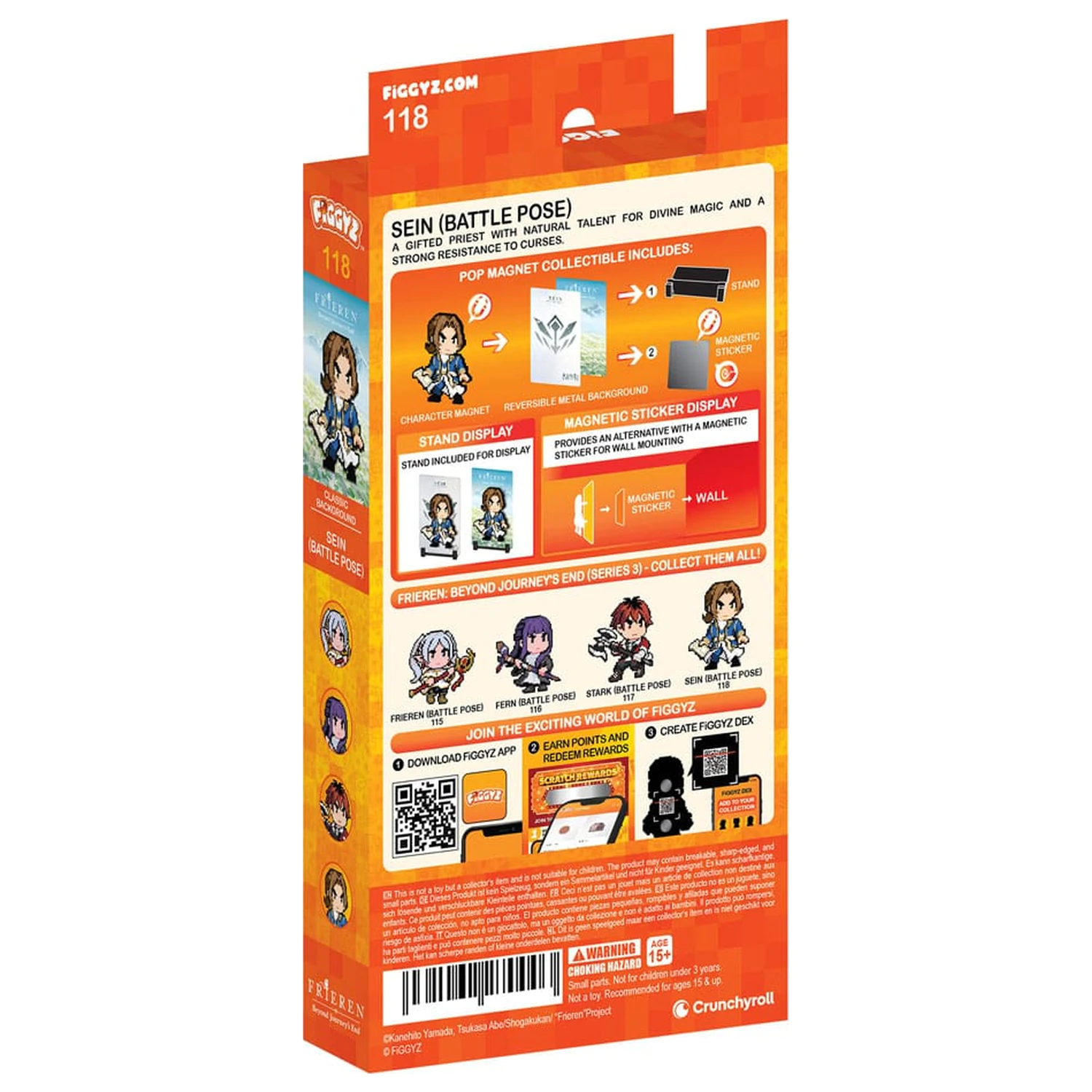 Frieren: Beyond Journey's End FiGGYZ Magnet Colectionabil Sein (Poza de lupta) 11 cm poza produsului
