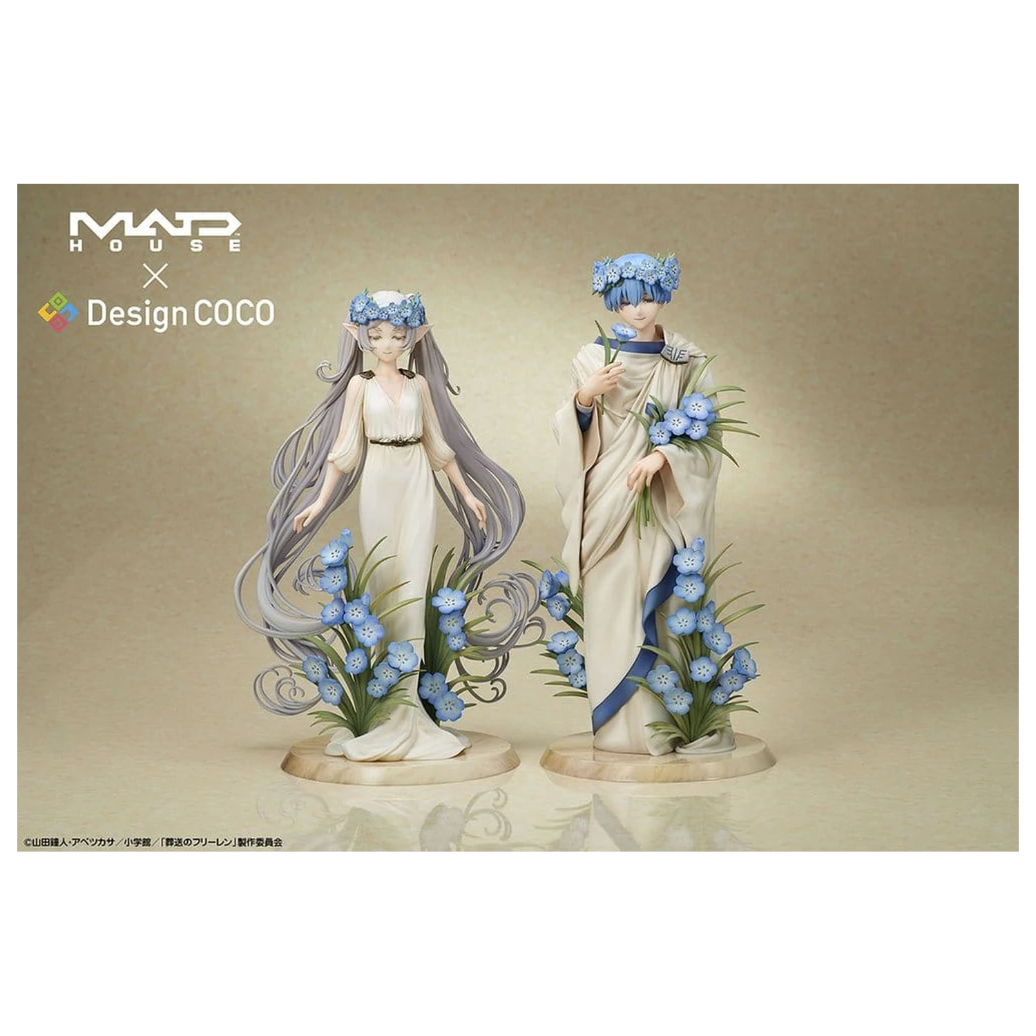 Frieren: Beyond Journey's End set de 2 figurine din PVC Frieren & Himmel stil Art Nouveau poza produsului