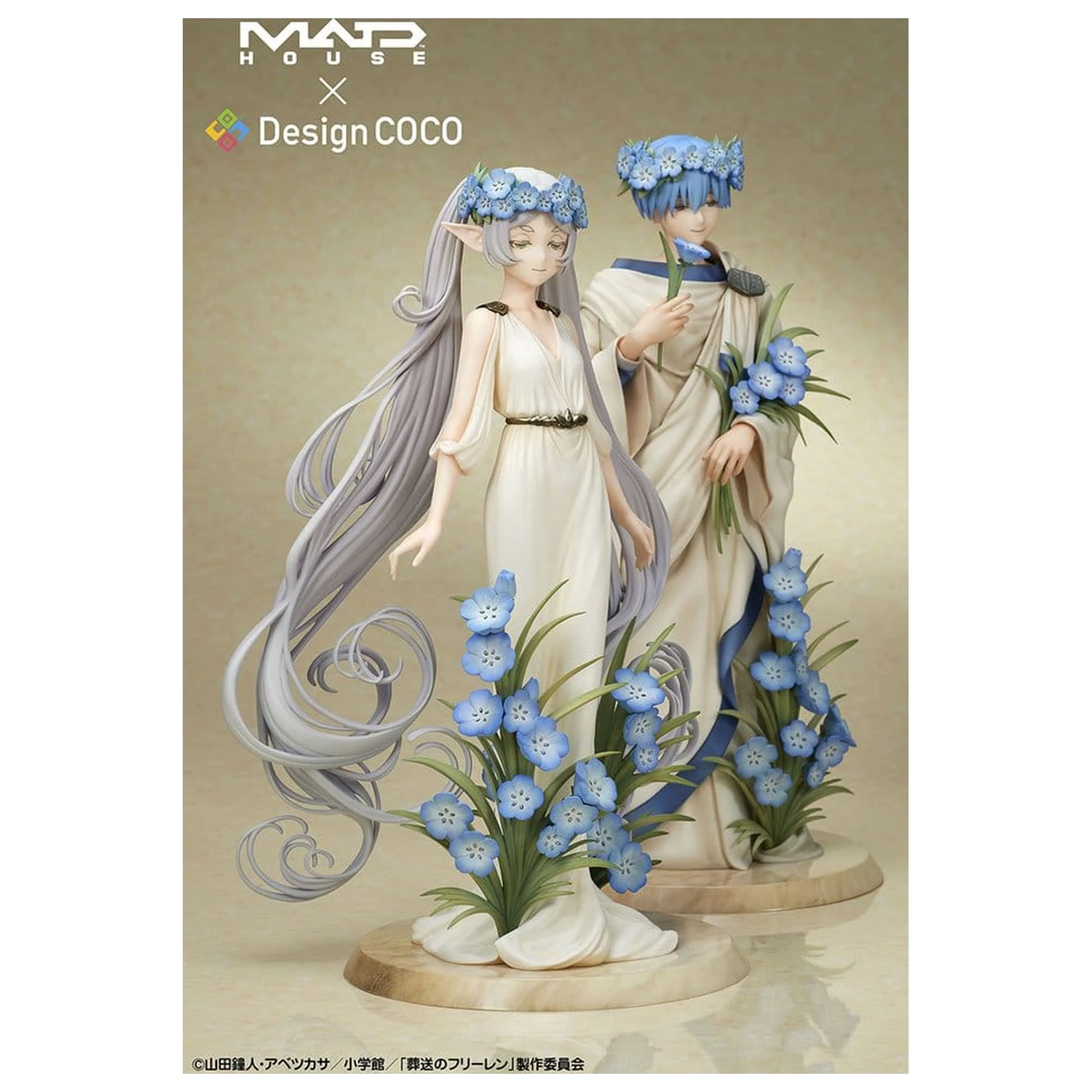 Frieren: Beyond Journey's End set de 2 figurine din PVC Frieren & Himmel stil Art Nouveau poza produsului
