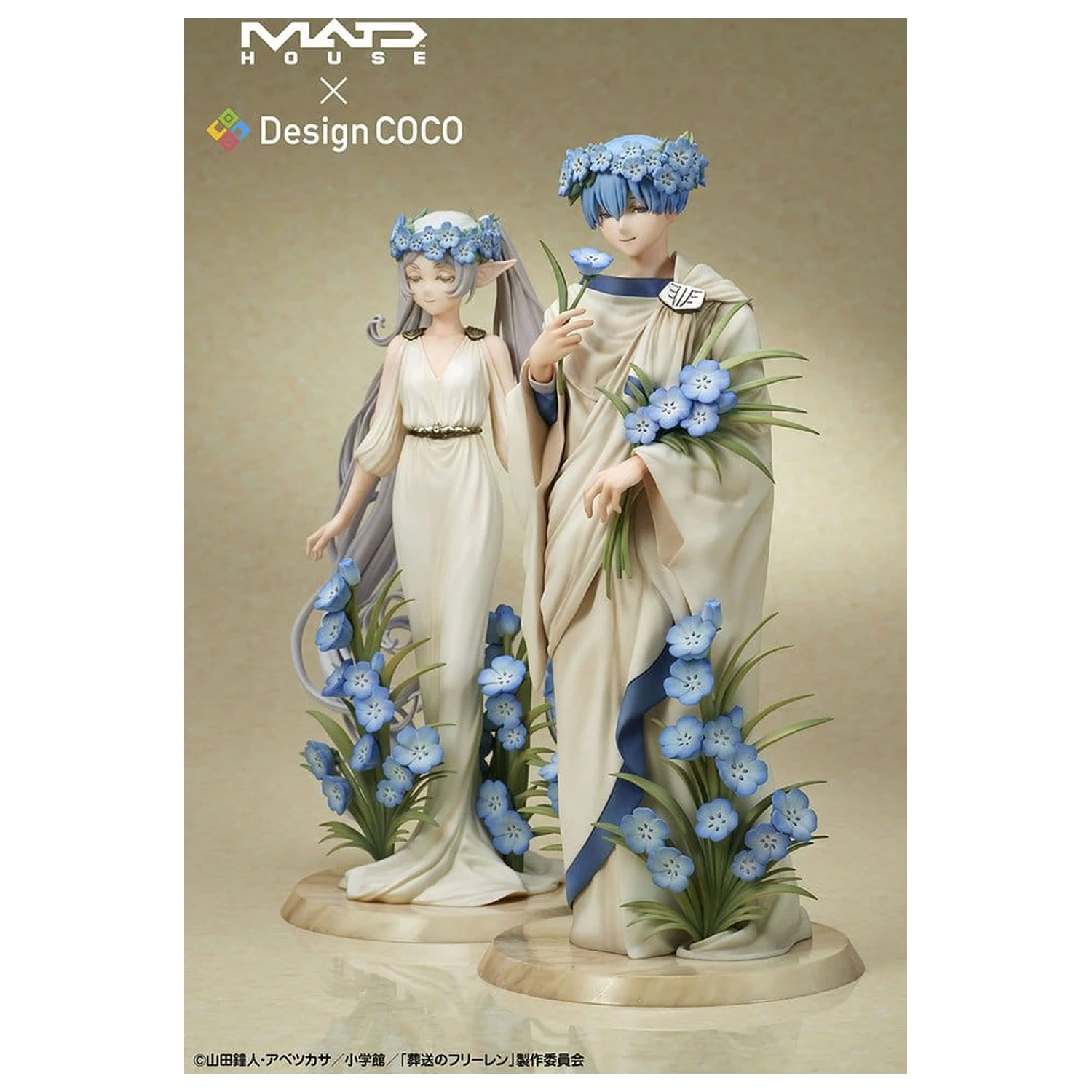 Frieren: Beyond Journey's End set de 2 figurine din PVC Frieren & Himmel stil Art Nouveau poza produsului