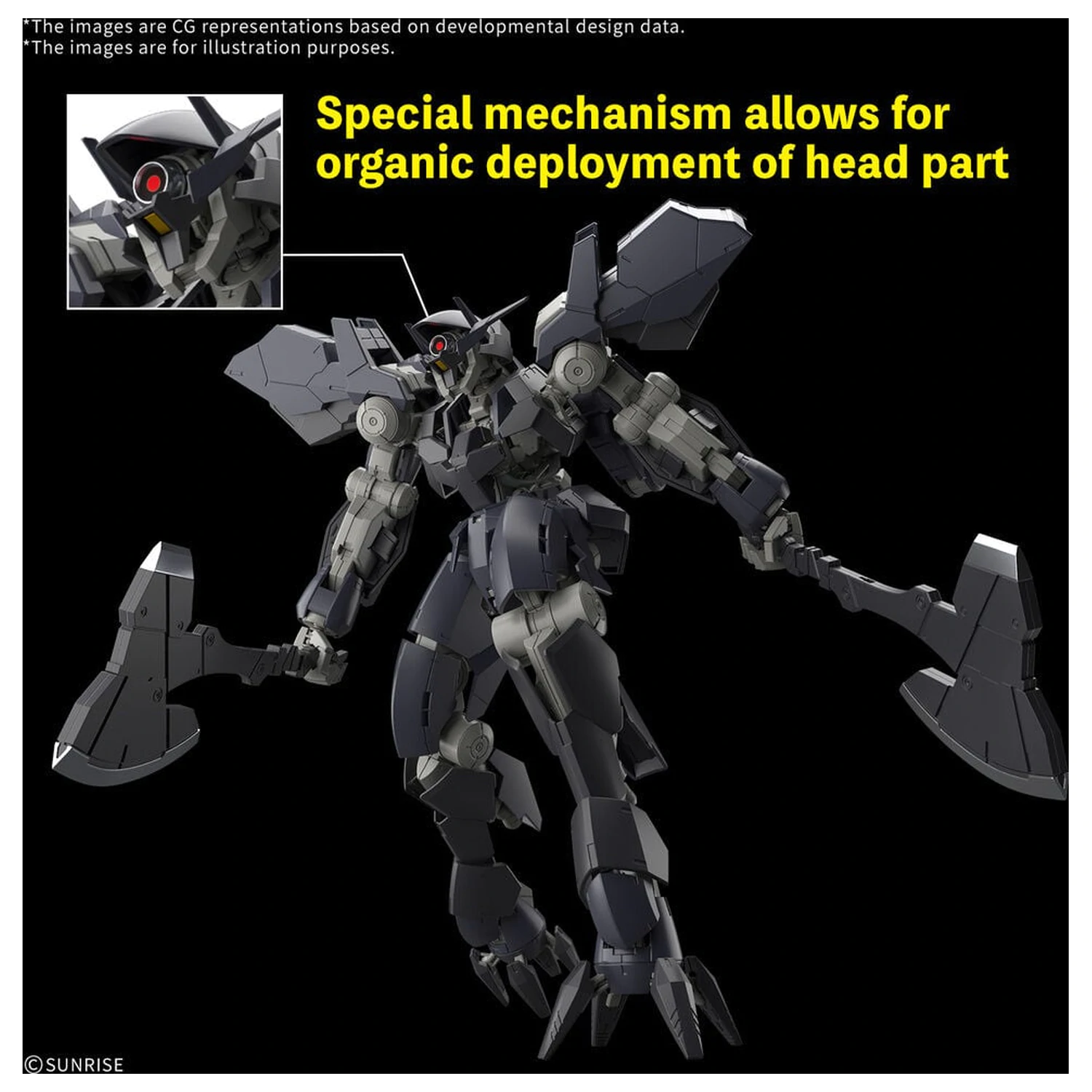 Full Mechanics 1/100 Graze Ein Mobile Suit Gundam Iron-Blooded Orphans Kit model poza produsului