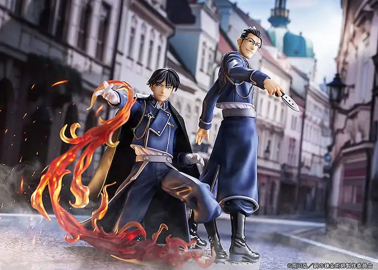 Fullmetal Alchemist: Brotherhood Statuie PVC Roy Mustang & Maes Hughes Kizuna 27 cm poza produsului