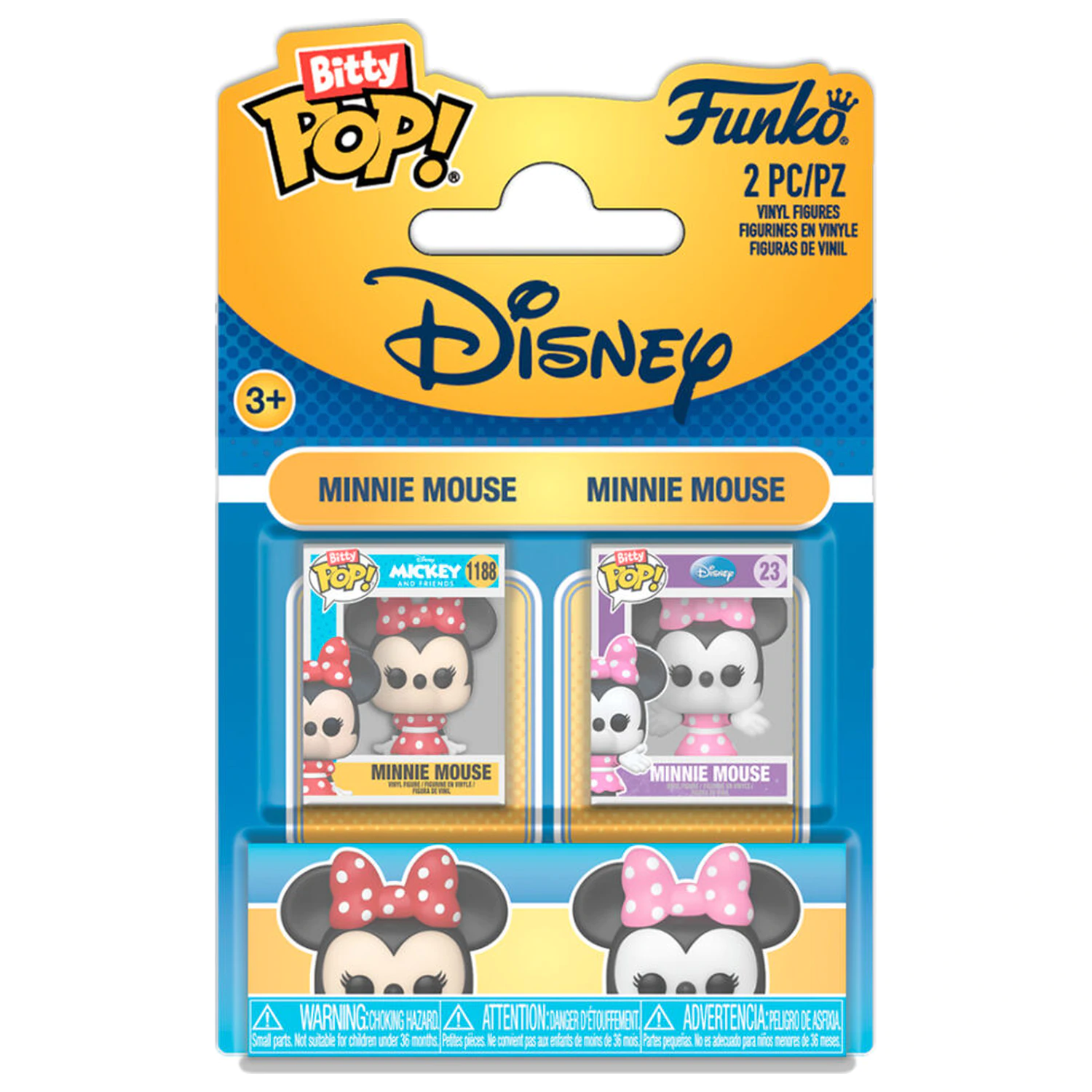 Funko Bitty POP pack 2 figurine Disney Minnie & Classic Minnie poza produsului