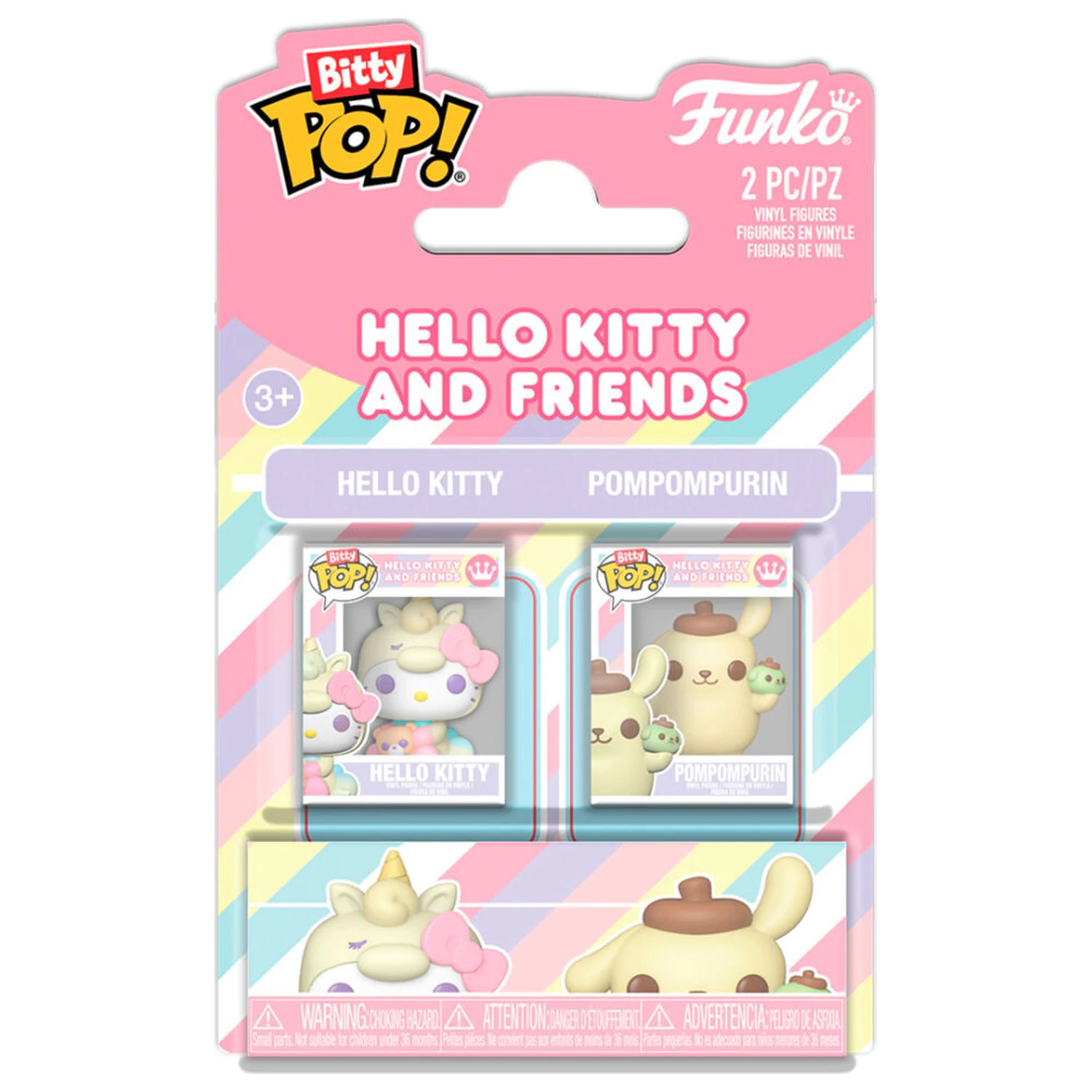 Funko Bitty POP pachet cu 2 figurine Hello Kitty and Friends Hello Kitty & Pompompurin poza produsului