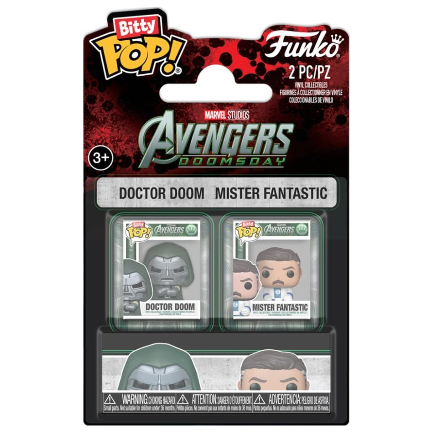 Bitty Funko POP pachet cu 2 figurine Marvel Studios Avengers Doomsday poza produsului
