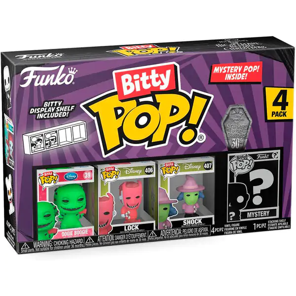 Figurină din vinil Bitty POP! set de 4 Disney Nightmare Before Christmas Oogie Boogie poza produsului