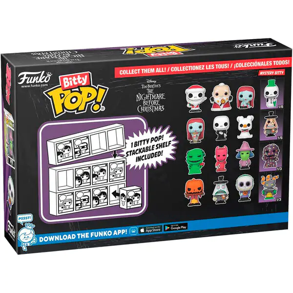 Figurină de vinil Bitty POP! Set de 4 Disney Nightmare Before Christmas Sally poza produsului