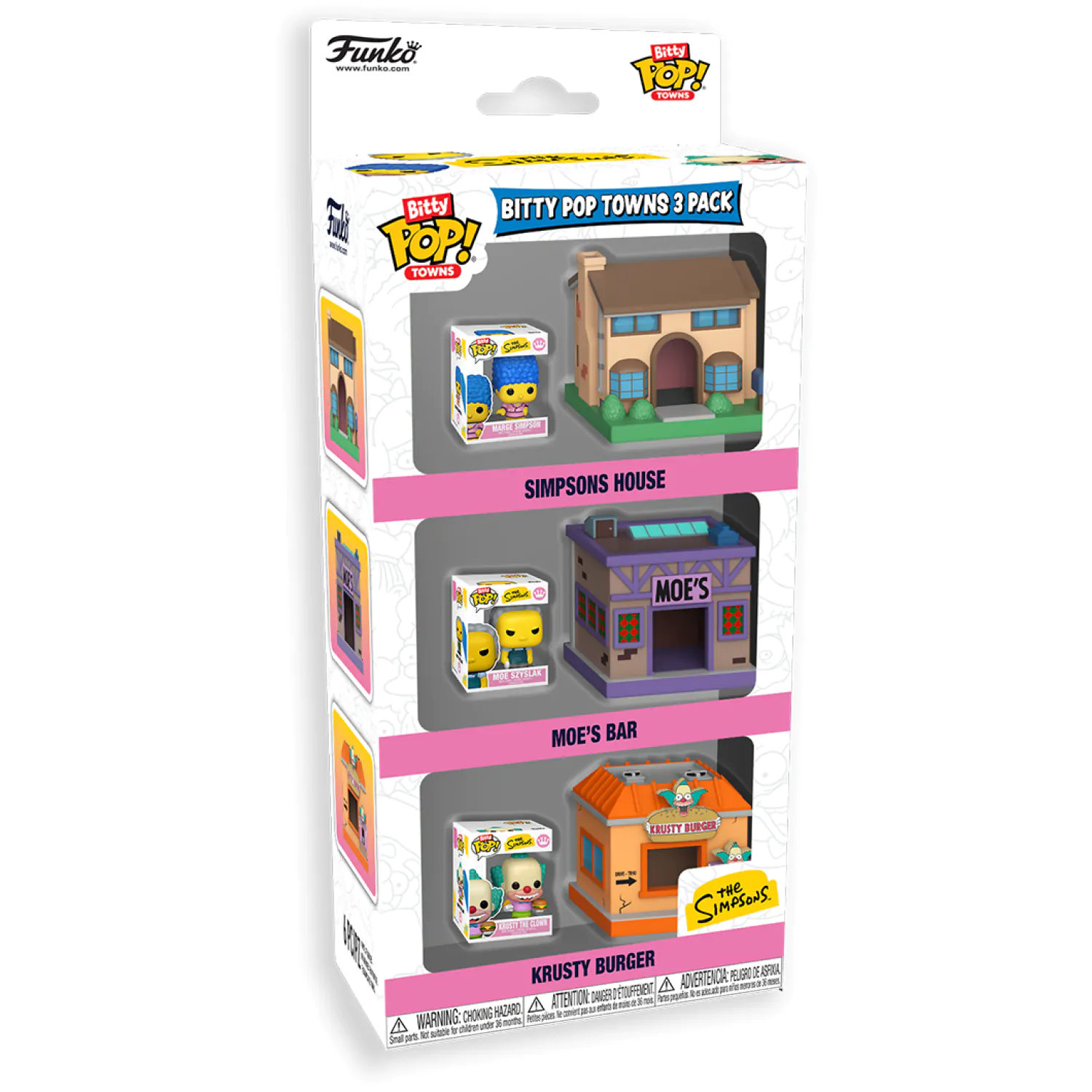Funko Bitty Pop! pachet de 3 bucati Towns The Simpsons poza produsului