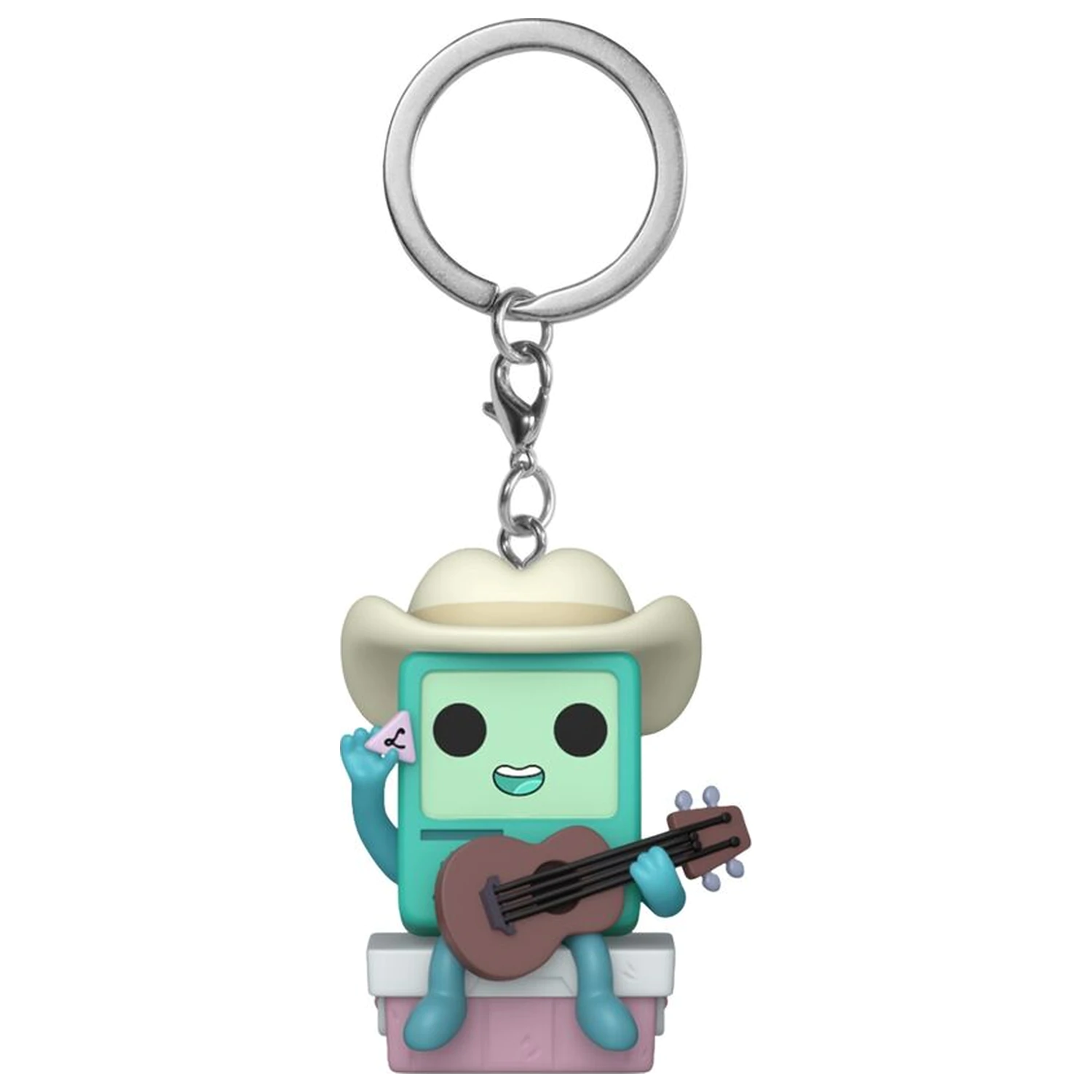 Funko Pocket POP Breloc Adventure Time Cowboy BMO cu chitara poza produsului