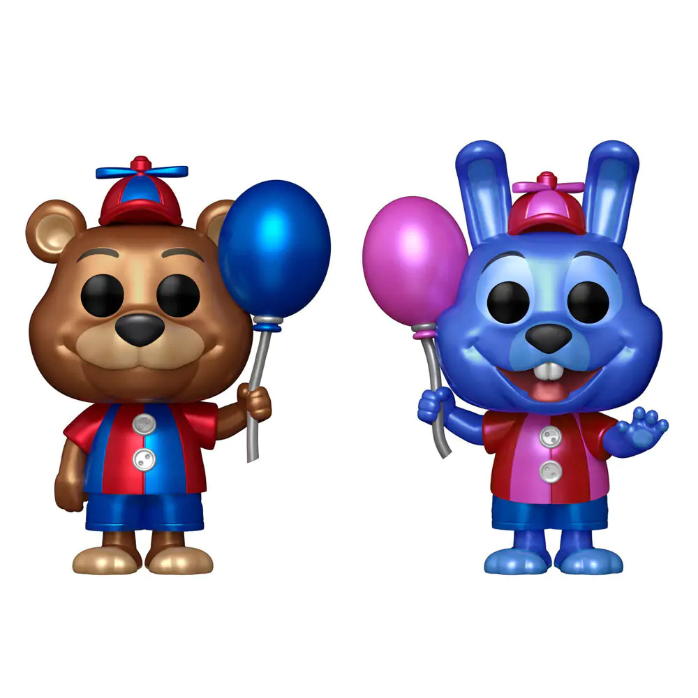 Funko POP pachet 2 figurine Five Nights at Freddys Ballon Freddy & Balloon Bonnie Exclusive poza produsului