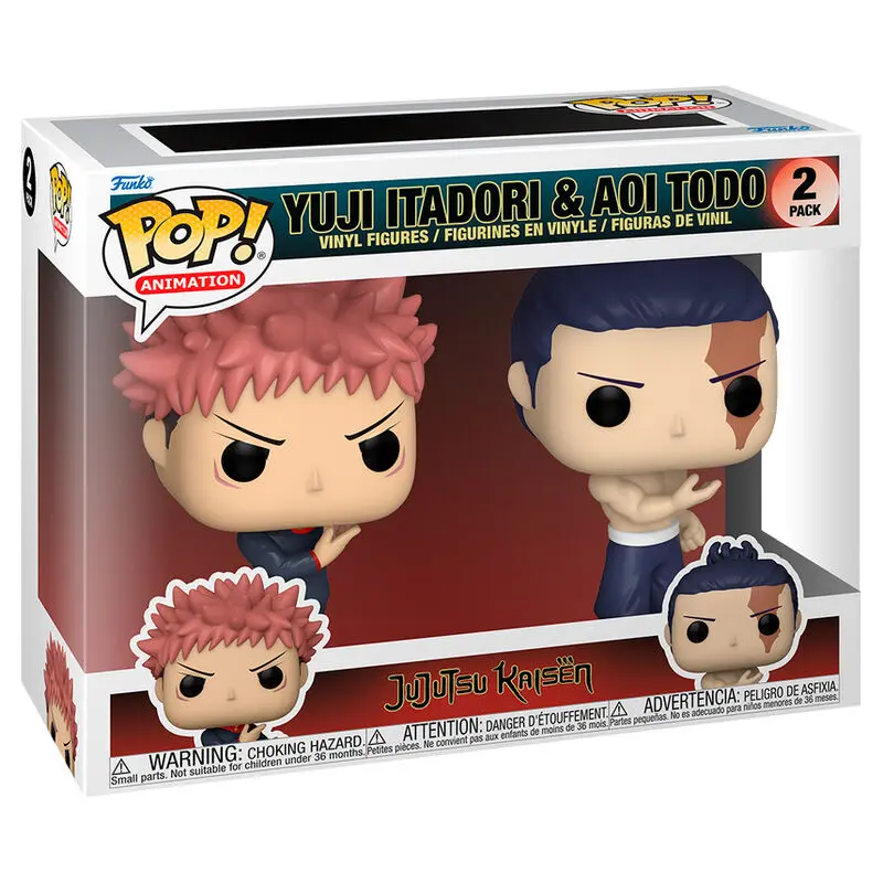 Jujutsu Kaisen POP! Animation figurină de vinil Itadori & Todo 9 cm poza produsului