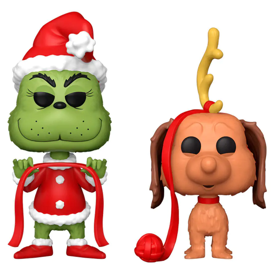 The Grinch(Anniversary) Funko POP! Cărți Figurine Vinyl 2-Pack Grinch w/ Max 9 cm poza produsului