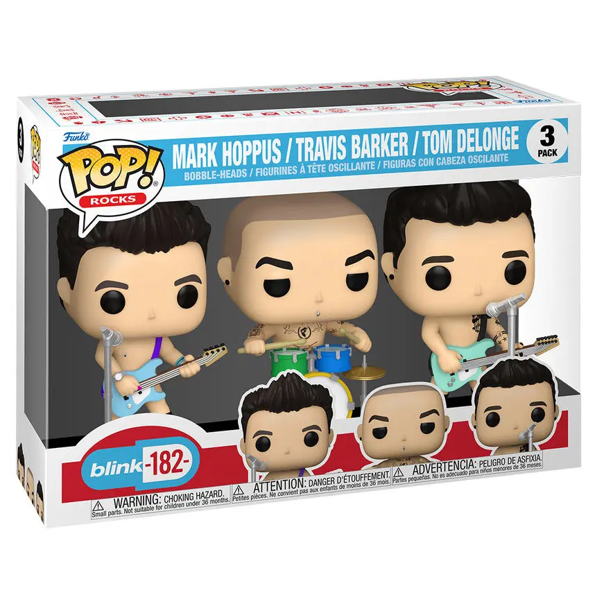 Blink 182 POP! Figurină Vinyl Rocks 3-Pack 4 cm poza produsului