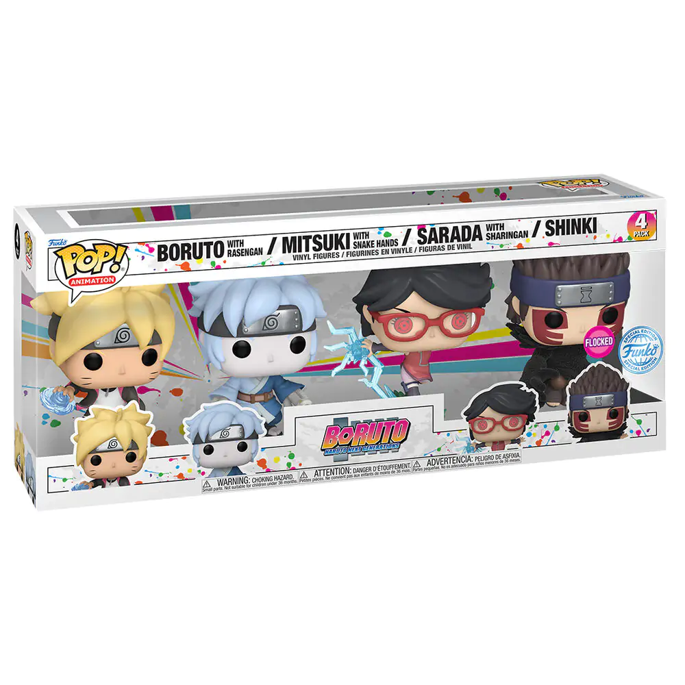 Funko POP pachet 4 figurine Boruto Exclusive poza produsului