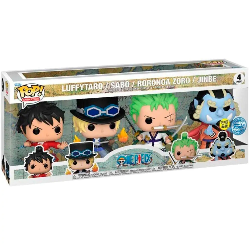 Funko POP pachet 4 figurine One Piece Exclusive poza produsului