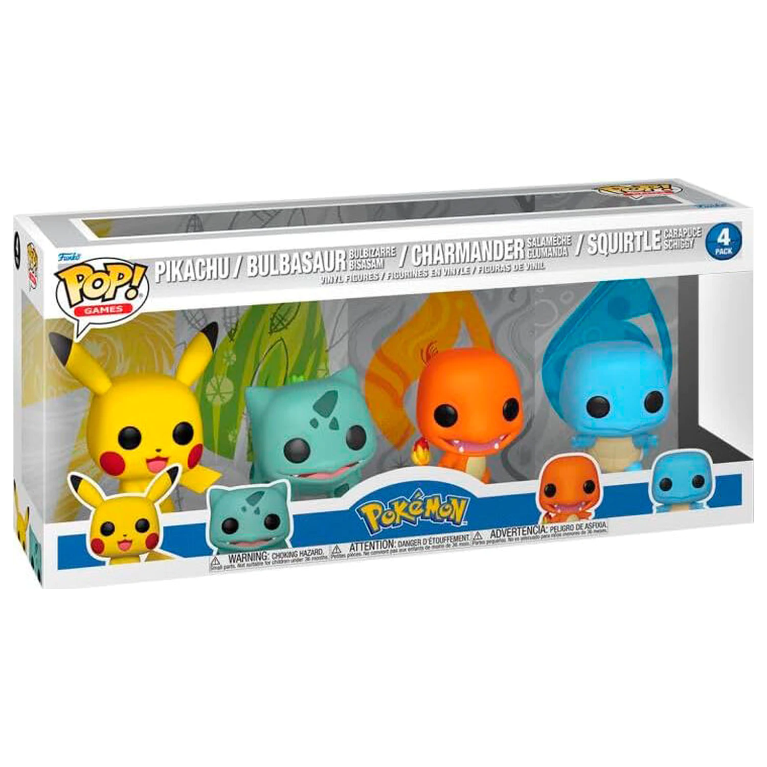 Funko POP pachet 4 figurine Pokemon Starters Exclusive poza produsului