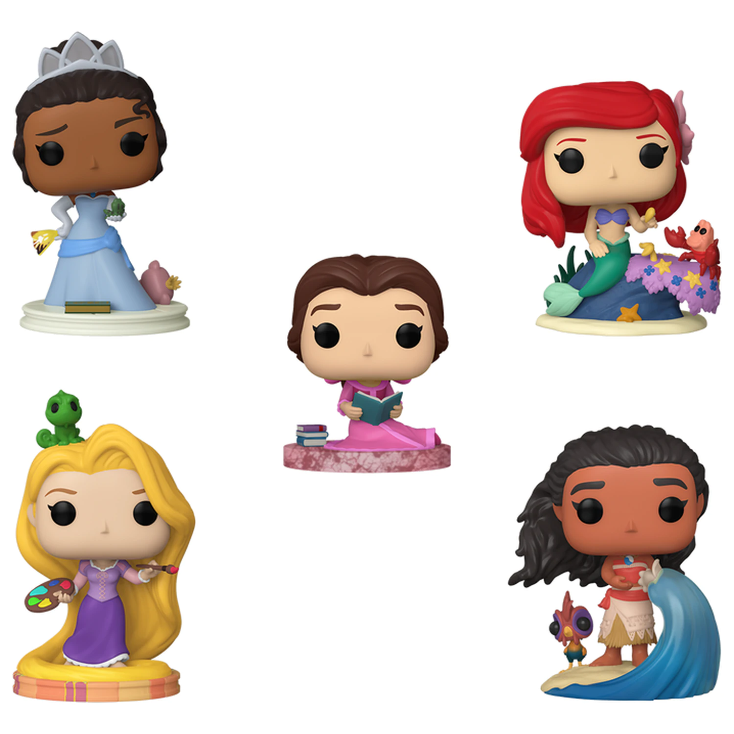 Funko POP pack 5 figurine Disney Princess poza produsului