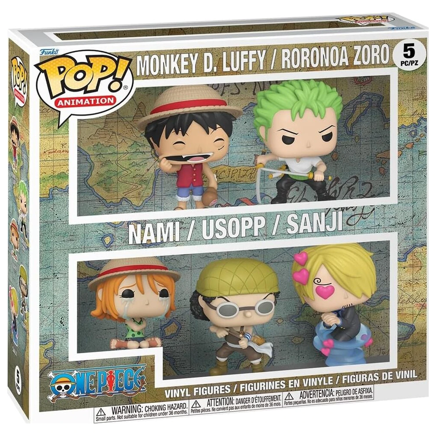 Funko POP pachet 5 figurine Animation One Piece poza produsului