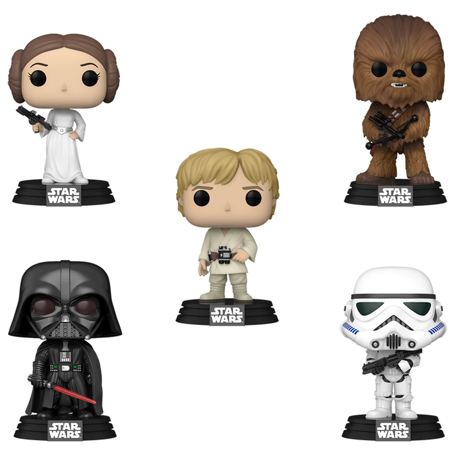 Funko POP pachet 5 figurine Star Wars poza produsului