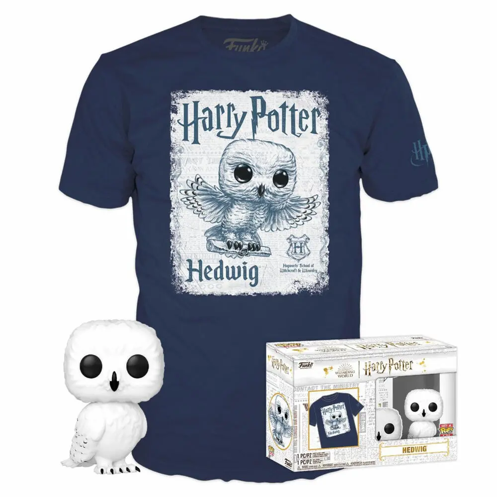 Funko POP & Tricou Harry Potter Hedwig figurină Funko POP! & cutie tricou poza produsului