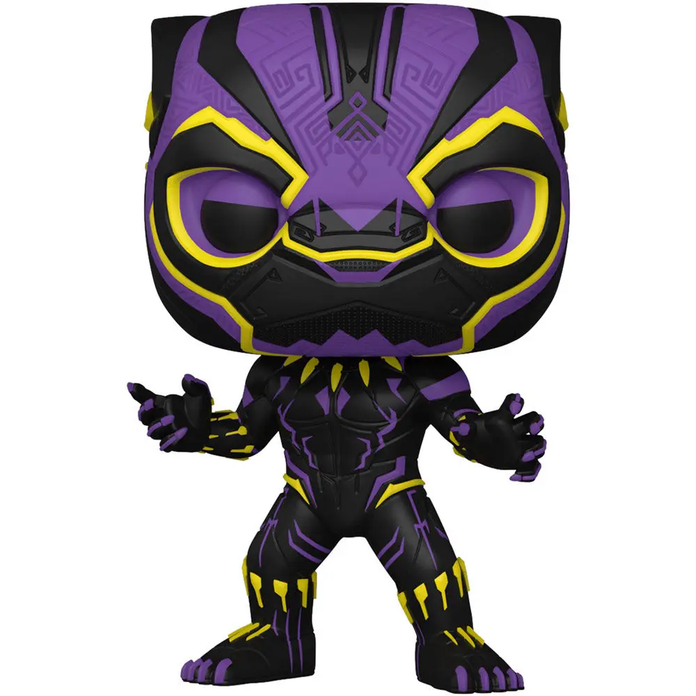 Funko POP & tricou Marvel Wakanda Forever figurină Pantera Neagră & cutie tricou Exclusiv poza produsului