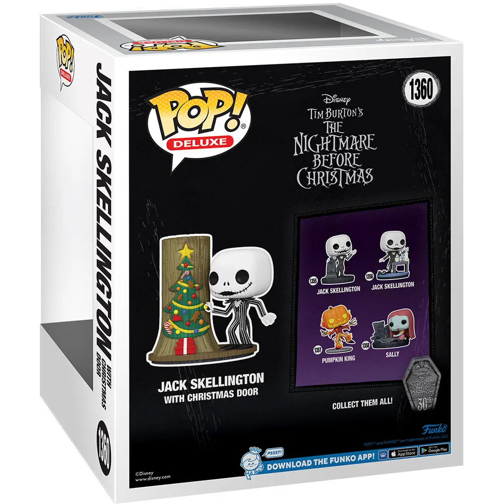 Nightmare before Christmas 30th POP! Figurina Deluxe Vinyl Jack cu ușă C.Town 9 cm poza produsului