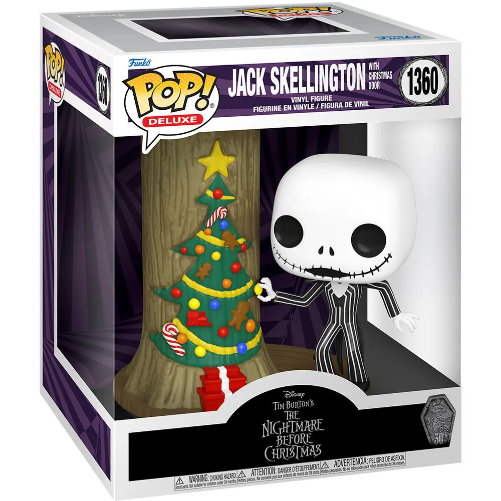 Nightmare before Christmas 30th POP! Figurina Deluxe Vinyl Jack cu ușă C.Town 9 cm poza produsului