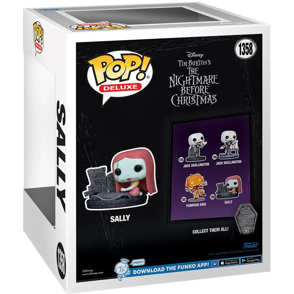 Nightmare before Christmas 30th POP! Disney figurină Vinyl Sally cu piatră funerară 9 cm poza produsului