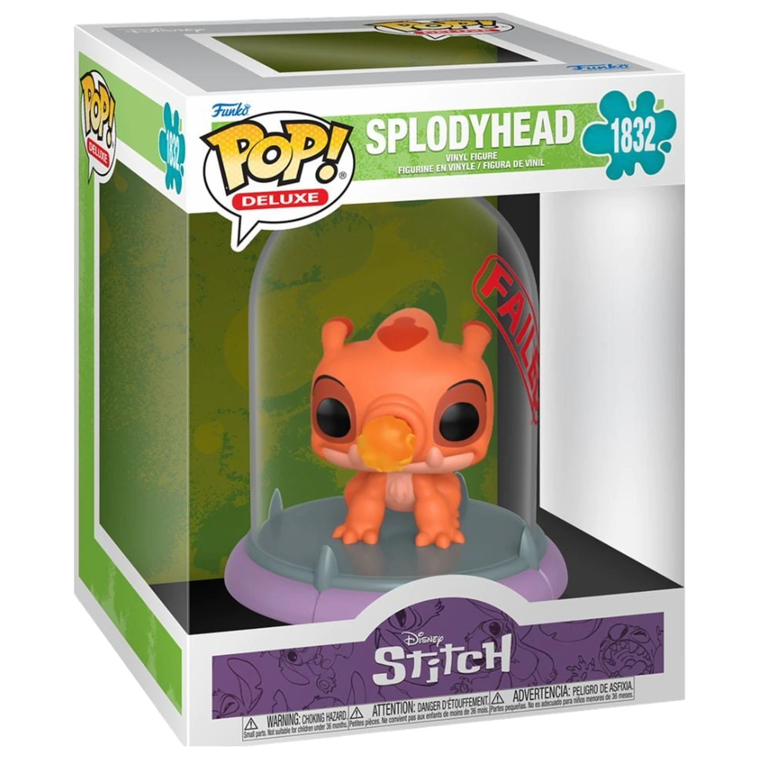 Funko POP Deluxe figura Disney Stitch Experiments Splodyhead poza produsului