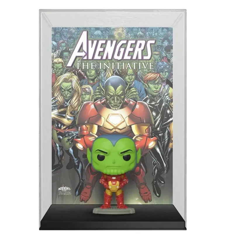 Figurină POP Album Marvel Avengers Skrull ca Iron Man Exclusiv poza produsului