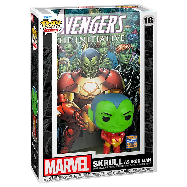 Figurină POP Album Marvel Avengers Skrull ca Iron Man Exclusiv poza produsului