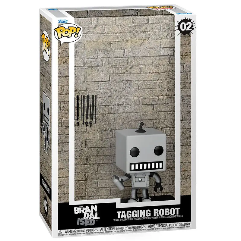 Brandalised Art Cover POP! Figurina Vinyl Robot de Tagging 9 cm poza produsului