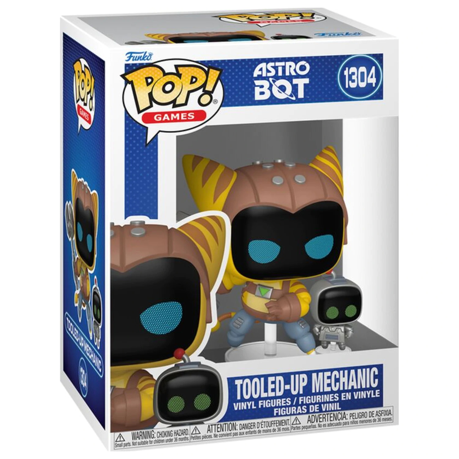 Figurina Funko POP Astro Bot & Buddy Tooled-Up Mechanic poza produsului