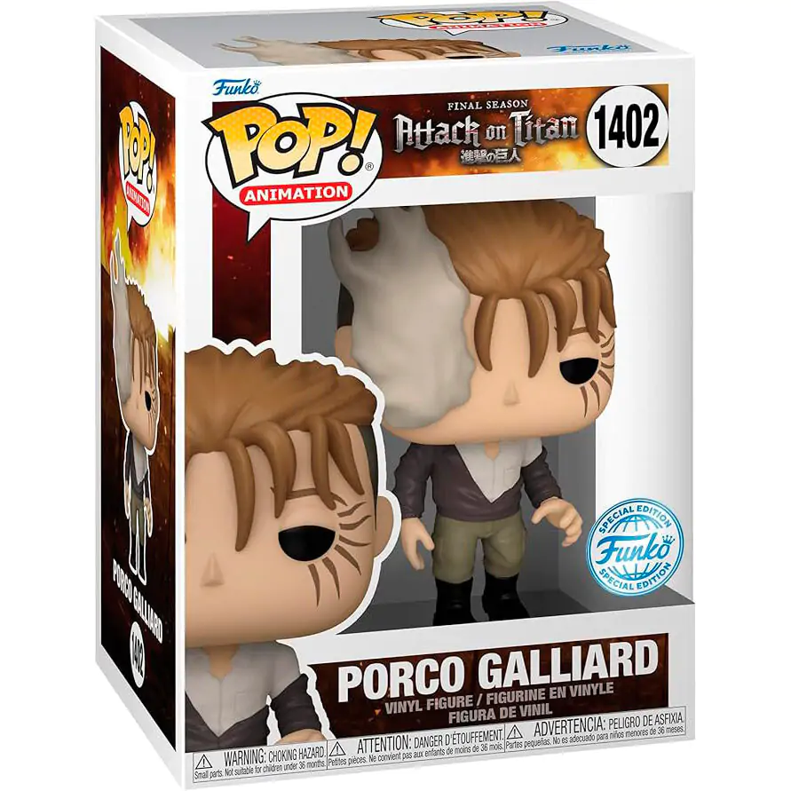 Figurină Funko POP Attack On Titan Porco Galliard Exclusive poza produsului