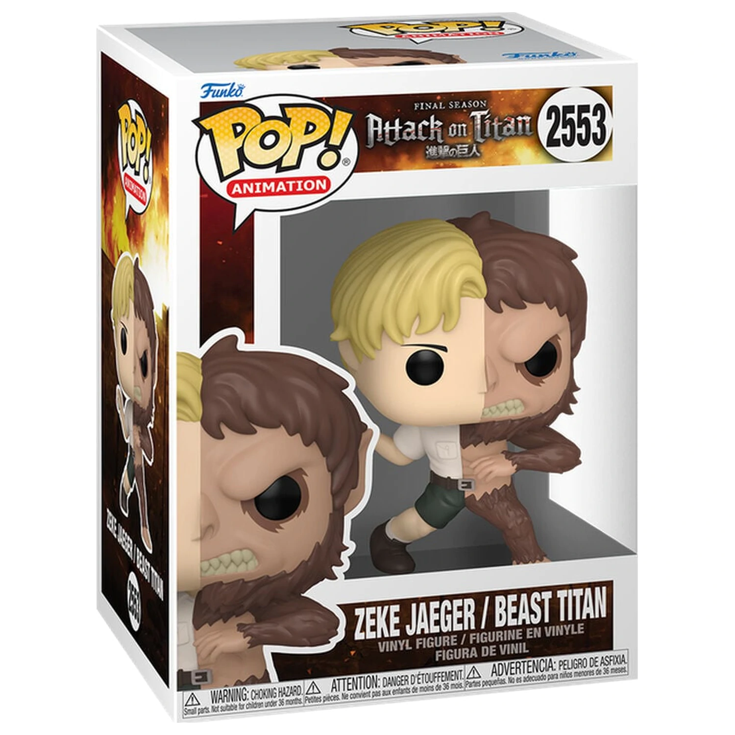 Funko POP figurina Attack on Titan Zeke Jaeger / Beast Titan poza produsului