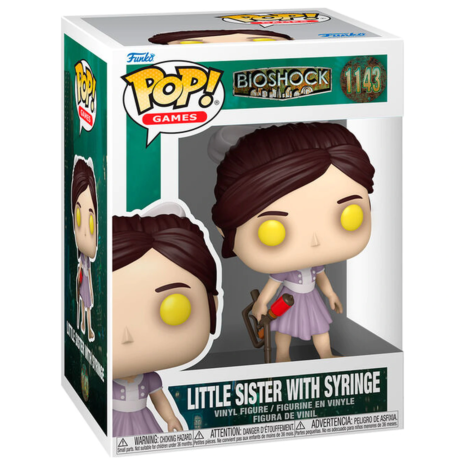 Figurina Funko POP Bioshock Little Sister with Syringe poza produsului