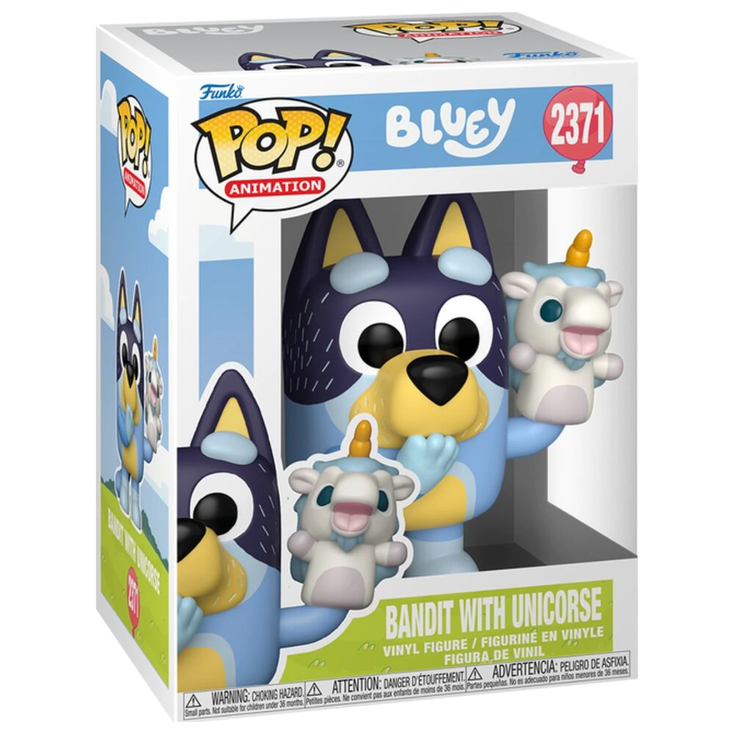 Figurina Funko POP Bluey Bandit cu Unicourse poza produsului
