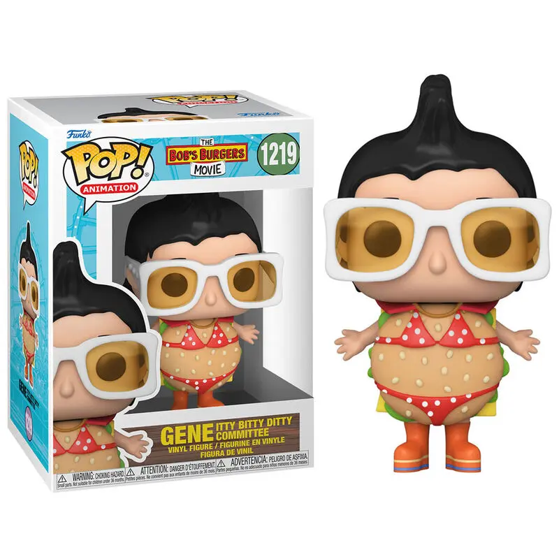 Figurina din vinil The Bob's Burgers Movie POP! Pride Gene Itty Bitty Ditty Committee 9 cm poza produsului