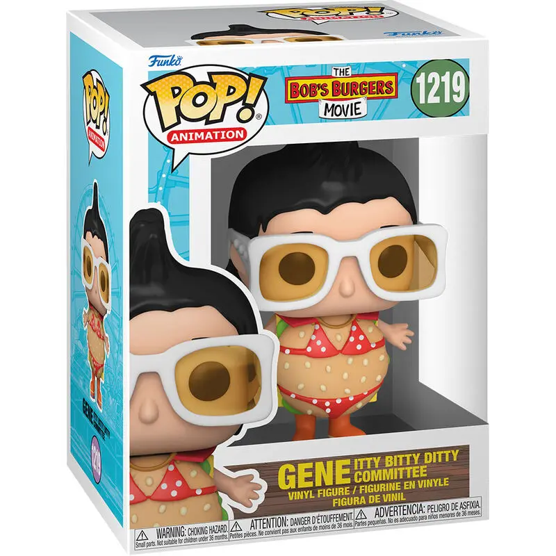 Figurina din vinil The Bob's Burgers Movie POP! Pride Gene Itty Bitty Ditty Committee 9 cm poza produsului
