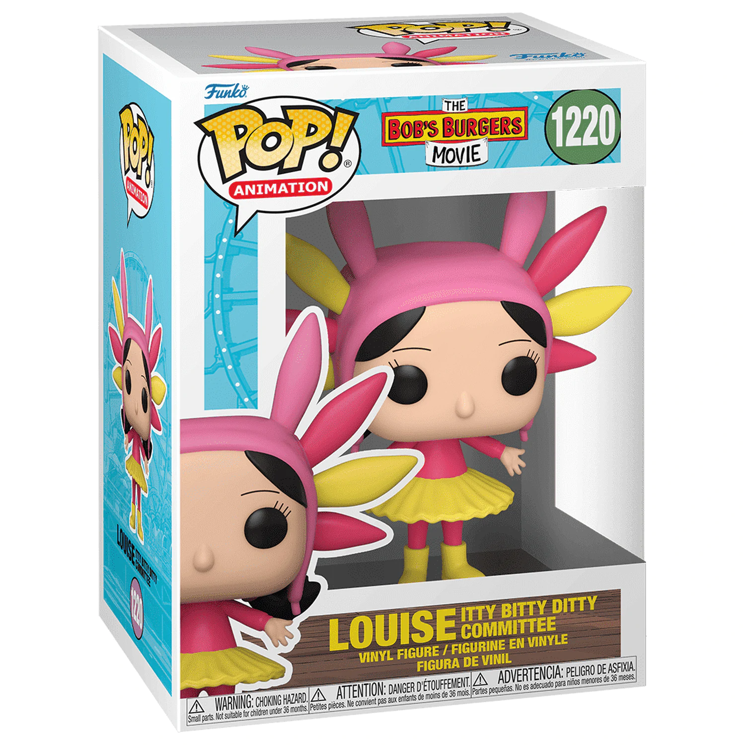 The Bob's Burgers Movie POP! Pride figurină de vinil Louise Itty Bitty Ditty Committee 9 cm poza produsului