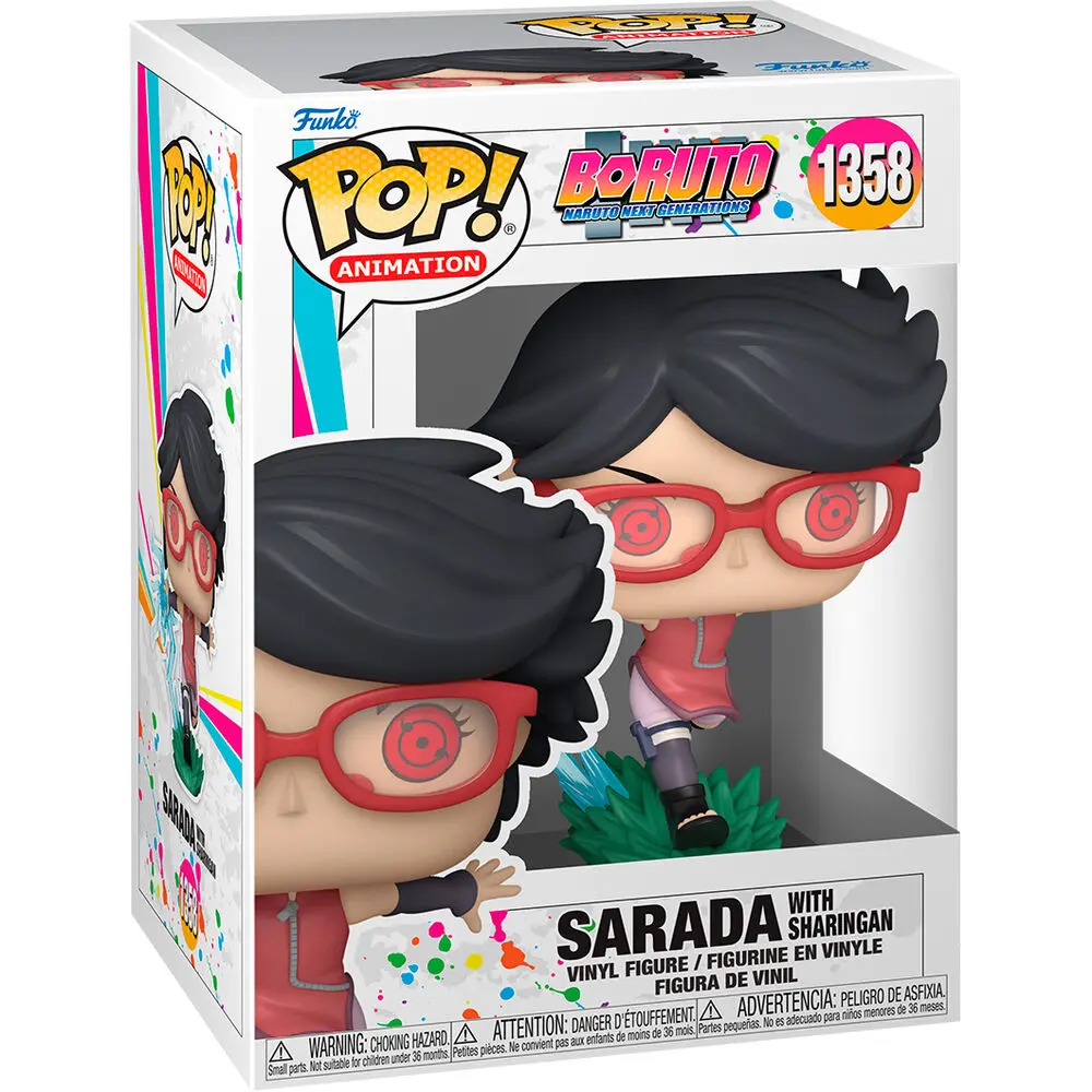 Boruto - Naruto Next Generations POP! Television Figurina Vinyl Sarada cu Sharingan 9 cm poza produsului