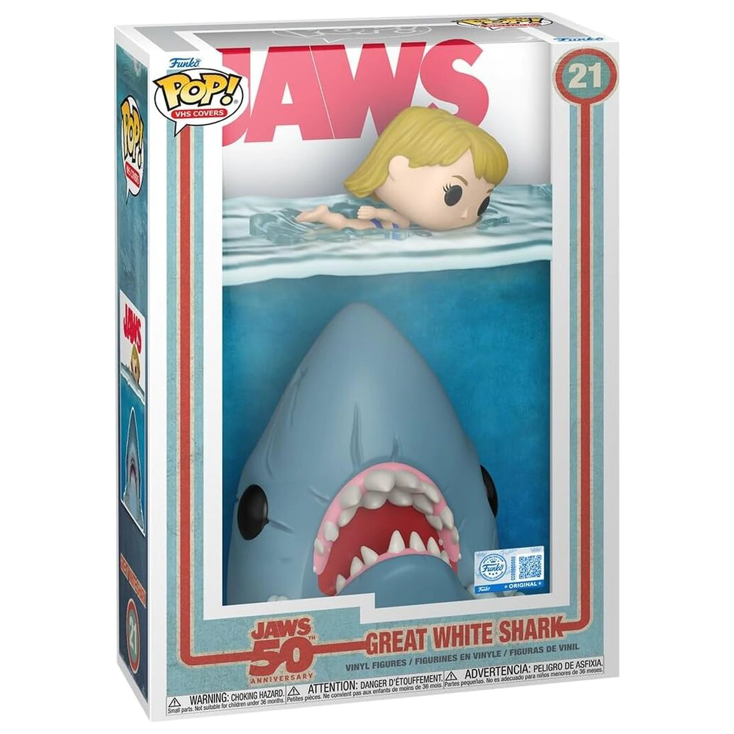 Figurina Funko POP Comic Cover Jaws Great White Shark Exclusive poza produsului