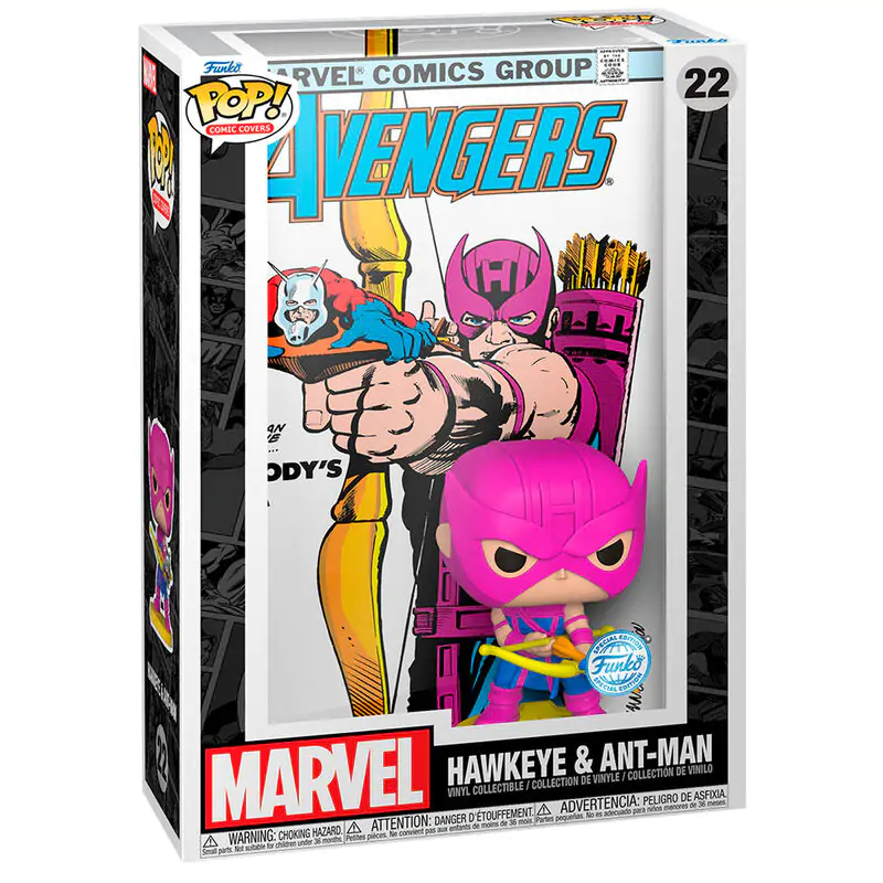 Figurină Funko POP Copertă benzi desenate Marvel Avengers Hawkeye & Ant-Man poza produsului