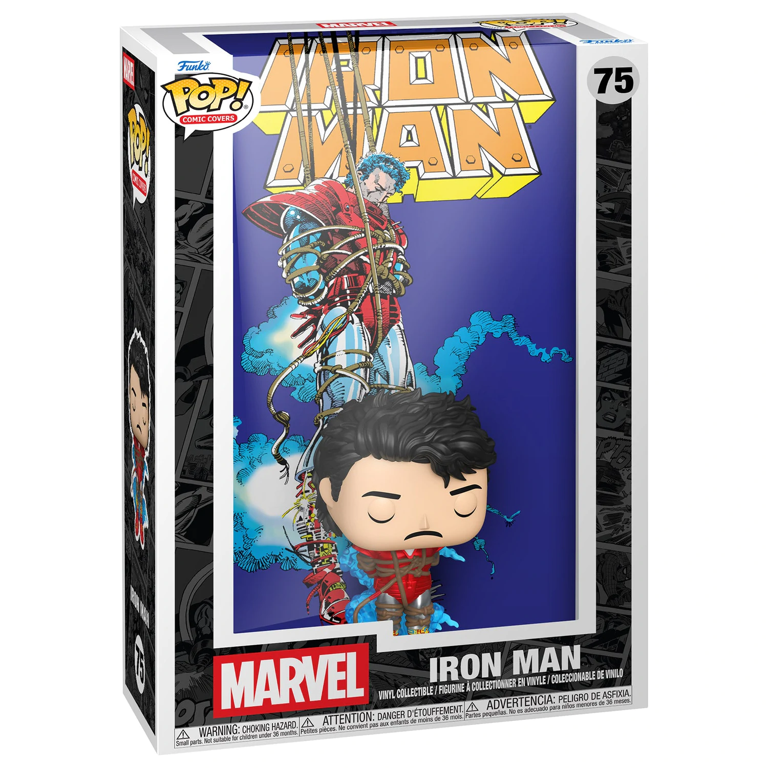 Figurina Funko POP Comic Cover Marvel Iron Man poza produsului
