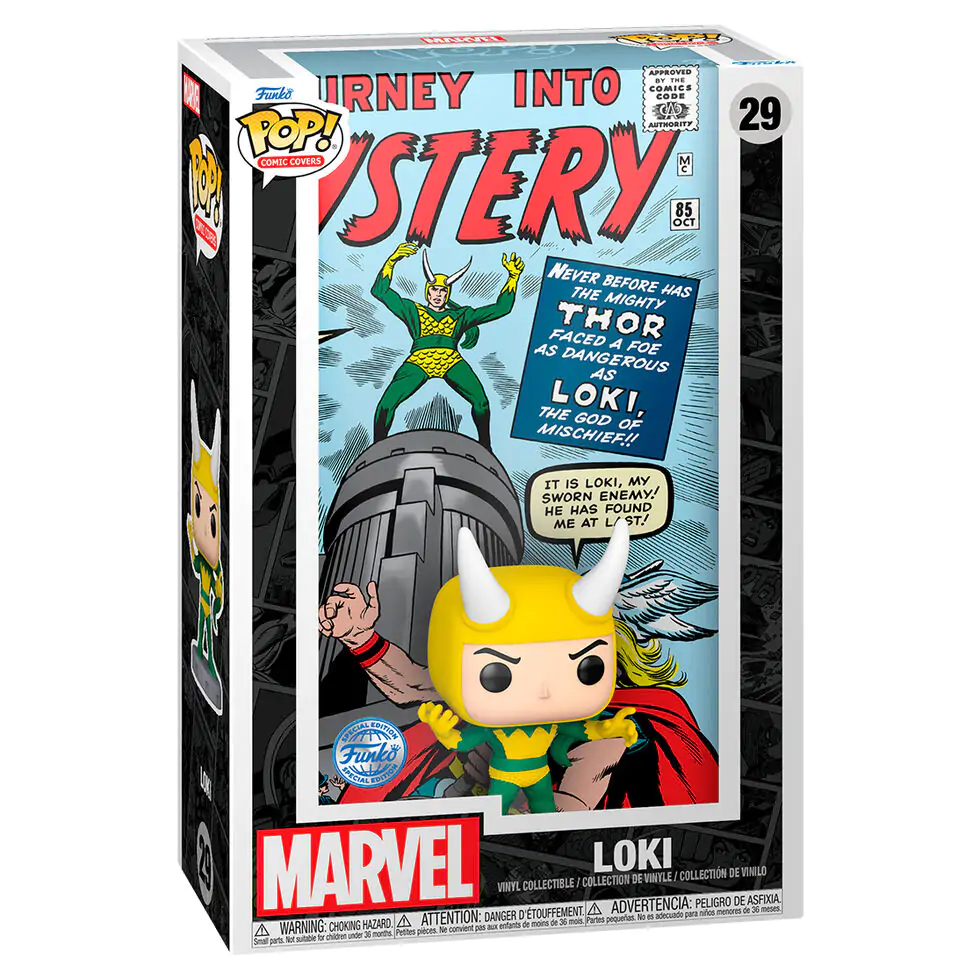 Figurină Funko POP Copertă Benzi Desenate Marvel Loki Exclusive poza produsului