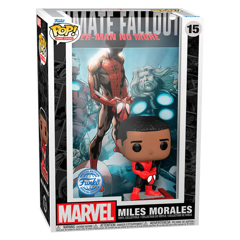 Figurină Funko POP Comic Cover Marvel Miles Morales Exclusive poza produsului