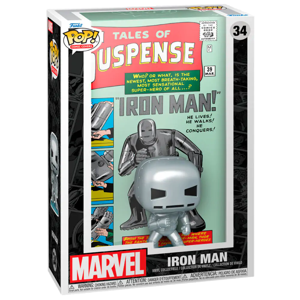 Figurină POP Comic Cover Marvel Tales of Suspense Iron Man poza produsului
